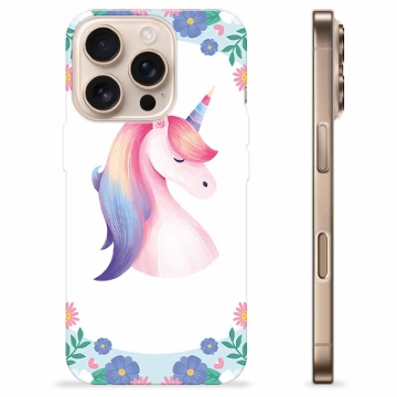 Funda de TPU para iPhone 16 Pro - Unicornio