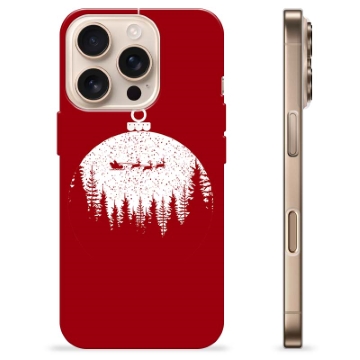 Funda de TPU para iPhone 16 Pro - Pelota de Navidad