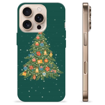 Funda de TPU para iPhone 16 Pro - Árbol de Navidad