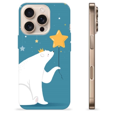 Funda de TPU para iPhone 16 Pro - Oso Polar