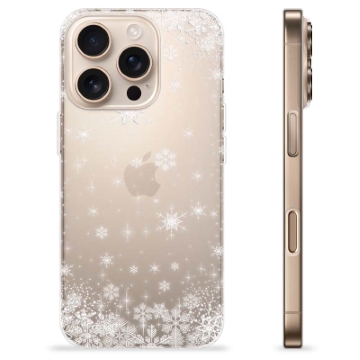 Funda de TPU para iPhone 16 Pro - Copos de Nieve