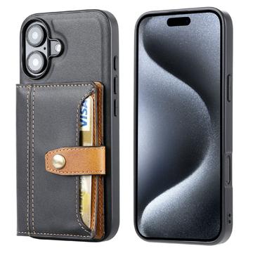 Funda con Cartera Retro Style para iPhone 16