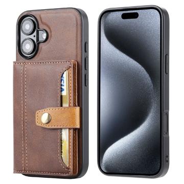 Funda con Cartera Retro Style para iPhone 16