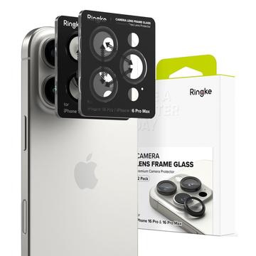 Protector Vidro Templado para Lente Cámara Ringke para iPhone 16 Pro/16 Pro Max - 2 Piezas