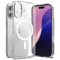 Funda híbrida Ringke Fusion Magnetic para iPhone 16 - Transparent