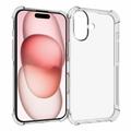 Carcasa de TPU Antichoque para iPhone 16 - Transparente