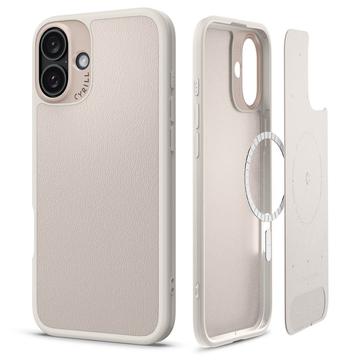 Carcasa Híbrida Spigen Cyrill Kajuk Mag para iPhone 16 - Crema