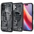 Carcasa Spigen Ultra Hybrid Mag para iPhone 16 - Negro / Zero One