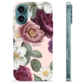 Funda de TPU para iPhone 16 - Flores Románticas