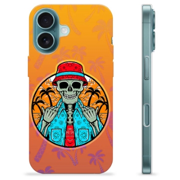 Funda de TPU para iPhone 16 - Verano Esquelético