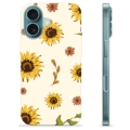 Funda de TPU para iPhone 16 - Girasol