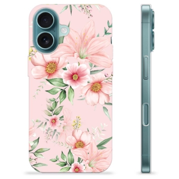 Funda de TPU para iPhone 16 - Flores de Acuarela