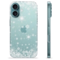 Funda de TPU para iPhone 16 - Copos de Nieve