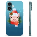 Funda de TPU para iPhone 16 - Piggy de Invierno