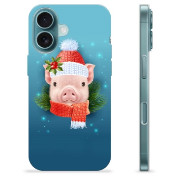 Funda de TPU para iPhone 16 - Piggy de Invierno