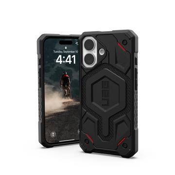 Funda magnética UAG Monarch Pro Kevlar para iPhone 16 - Negro