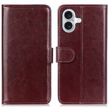 Funda de cartera con cierre magnético para iPhone 16