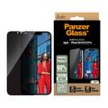 Protector de Pantalla PanzerGlass Ultra-Wide Fit Privacy EasyAligner para iPhone 16e/14/13/13 Pro - Borde Negro