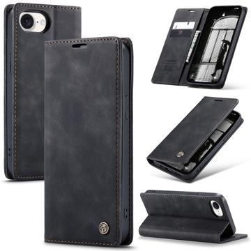 Funda Caseme Serie 013 para iPhone 16e - Estilo Cartera - Negro