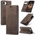 Funda Caseme Serie 013 para iPhone 16e - Estilo Cartera - Café