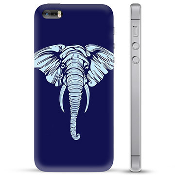 Funda de TPU para iPhone 5/5S/SE - Elefante