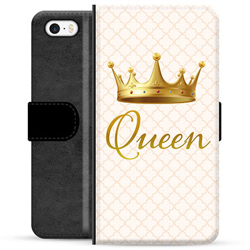 Funda Cartera Premium para iPhone 5/5S/SE - Reina