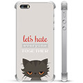 Funda Híbrida para iPhone 5/5S/SE - Gato Enfadado