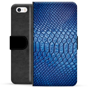 Funda Cartera Premium para iPhone 5/5S/SE - Cuero