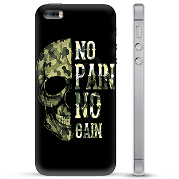 Funda de TPU para iPhone 5/5S/SE - No Pain, No Gain