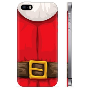 Funda de TPU para iPhone 5/5S/SE - Traje de Papá Noel