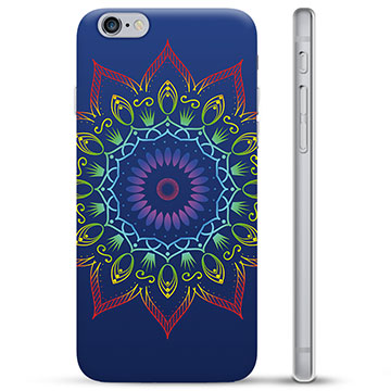 Funda de TPU para iPhone 6 / 6S - Mandala Colorida