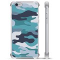 Funda Híbrida para iPhone 6 / 6S - Camuflaje Azul