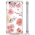 Funda Híbrida para iPhone 6 Plus / 6S Plus - Flores Rosadas