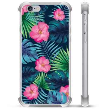 Funda Híbrida para iPhone 6 Plus / 6S Plus - Flores Tropicales