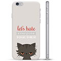 Funda de TPU para iPhone 6 / 6S - Gato Enfadado