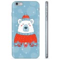 Funda de TPU para iPhone 6 / 6S - Oso de Navidad