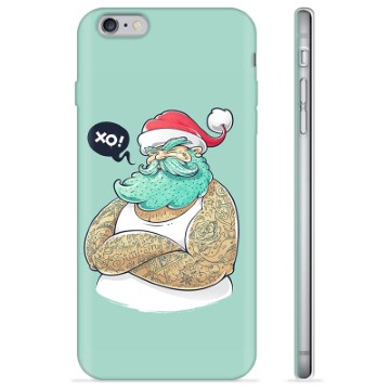 Funda de TPU para iPhone 6 / 6S - Papá Noel Moderno