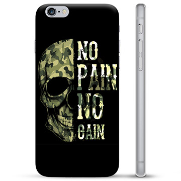 Funda de TPU para iPhone 6 / 6S - No Pain, No Gain