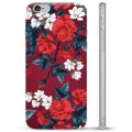 Funda de TPU para iPhone 6 / 6S - Flores Vintage