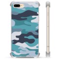 Funda Híbrida para iPhone 7 Plus / iPhone 8 Plus - Camuflaje Azul