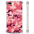 Funda Híbrida para iPhone 7 Plus / iPhone 8 Plus - Camuflaje Rosa