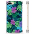 Funda Híbrida para iPhone 7 Plus / iPhone 8 Plus - Flores Tropicales