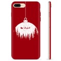 Funda de TPU para iPhone 7 Plus / iPhone 8 Plus - Pelota de Navidad