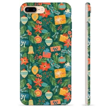 Funda de TPU para iPhone 7 Plus / iPhone 8 Plus - Decoración Navideña