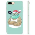 Funda de TPU para iPhone 7 Plus / iPhone 8 Plus - Papá Noel Moderno