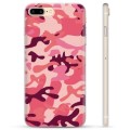 Funda de TPU para iPhone 7 Plus / iPhone 8 Plus - Camuflaje Rosa