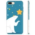 Funda de TPU para iPhone 7 Plus / iPhone 8 Plus - Oso Polar