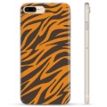 Funda de TPU para iPhone 7 Plus / iPhone 8 Plus - Tigre