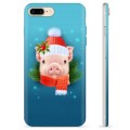 Funda de TPU para iPhone 7 Plus / iPhone 8 Plus - Piggy de Invierno