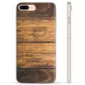 Funda de TPU para iPhone 7 Plus / iPhone 8 Plus - Madera